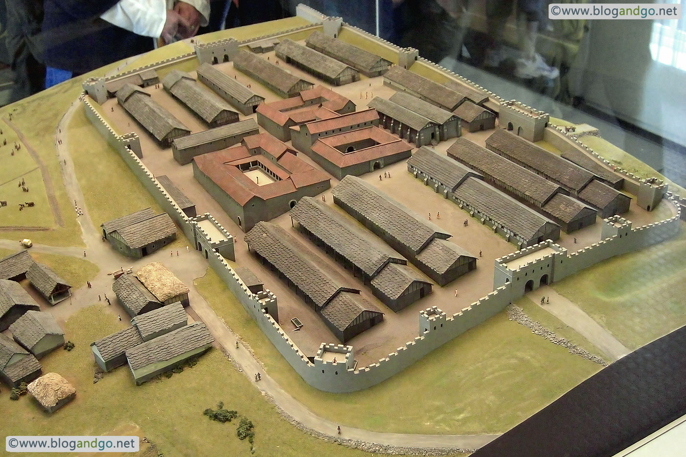 Hadrian's Wall Path - Model of Housesteads Fort